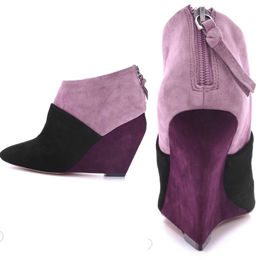 Rare Jean-Michel Cazabat Rica Suede Wedge HP